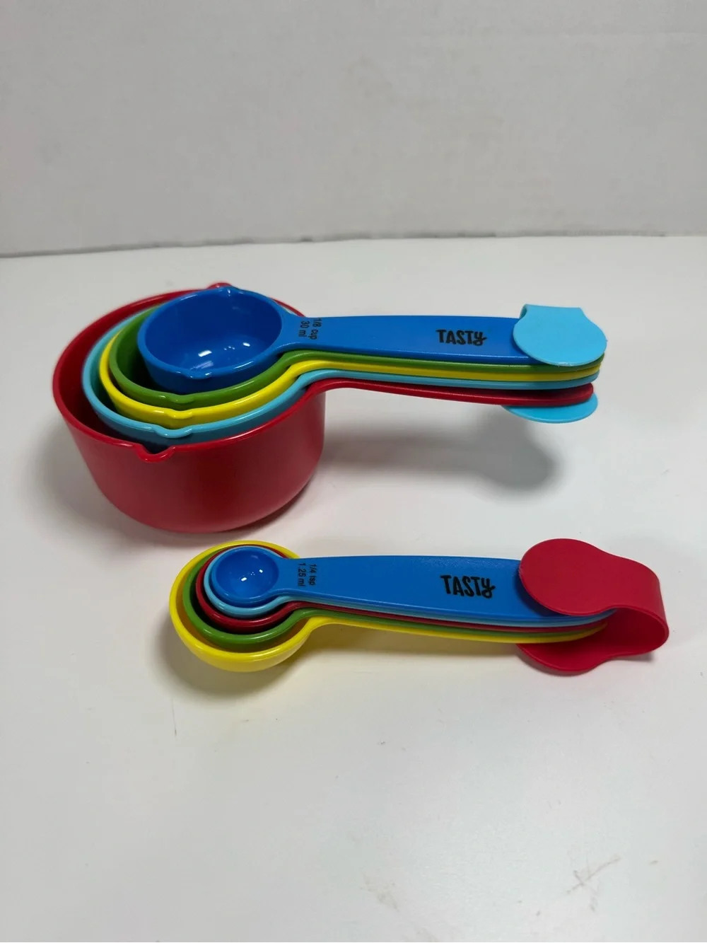 Tasty Brand Multicolor Measuring Cup and Spoon Set